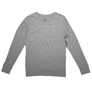French Connection Henley Shirt Men's S Heather Gray Loungewear Lightweight NEW